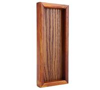 Socobeta Plateau à thé en Bois, Assiette de Table de Service pour Hôtel, Maison, Cuisine, Restaurant, Bureau, Vaisselle de Petit Déjeuner, Style Simple et élégant, Matériau en Bois de Haute qualité,