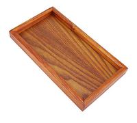 Socobeta Plateau à thé en Bois, Assiette de Table de Service pour Hôtel, Maison, Cuisine, Restaurant, Bureau, Vaisselle de Petit Déjeuner, Style Simple et élégant, Matériau en Bois de Haute qualité,