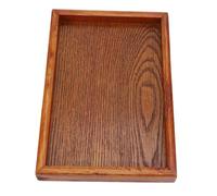 Socobeta Plateau à thé en Bois, Assiette de Table de Service pour Hôtel, Maison, Cuisine, Restaurant, Bureau, Vaisselle de Petit Déjeuner, Style Simple et élégant, Matériau en Bois de Haute qualité,