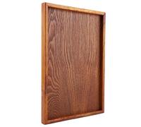 Socobeta Plateau à thé en Bois, Assiette de Table de Service pour Hôtel, Maison, Cuisine, Restaurant, Bureau, Vaisselle de Petit Déjeuner, Style Simple et élégant, Matériau en Bois de Haute qualité,