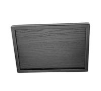 Socobeta Plateau à thé et à café Rectangulaire avec Bords Surélevés, Plateau de Service en Bois Massif Facile à Nettoyer pour Hôtel Restaurant à la Maison (22 * 15)