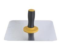 Socobeta Plâtrage en Aluminium 300x300mm à Main Truelle avec Poignée Ergonomique en TPE pour Plâtrage Efficace et Lisse