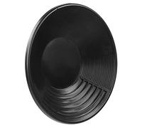 Socobeta Poêle de Prospection en or Noir Durable avec Texture Peu Profonde et Profonde 15" Résistante aux Produits Chimiques