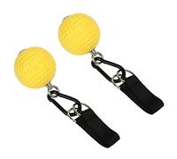 Socobeta Poignée de Maintien de Balle de Traction Multifonctionnelle avec Sangle pour L'entraînement de Force de L'avant-bras, Adaptée aux Hommes et aux Femmes, Lot de 2