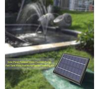 Socobeta Pompe de Fontaine à Eau à Panneau Solaire, Haute qualité, Performance Stable, Kit D'arrosage pour étang, Maison, Jardin