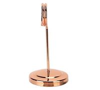 Socobeta Porte-numéro de Table en Acier Inoxydable, Pince/Support élégant et Durable pour Photos, Hôtel, Restaurant, événements de Mariage (Or Rose)