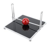 Socobeta Porte-Serviettes carré élégant, Distributeur de Serviettes avec Barre Centrale, pour Cuisine, Table à Manger, Intérieur et Extérieur, 15x15x10,5 Cm (Noire)