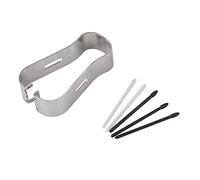 Socobeta Remplacement des Pointes de Stylet Tactile S Pen Nibs Tool Set Stylus S Pen Tips Pen Refill Tool Set pour Note 8/9 Tab S3/4(Noir)