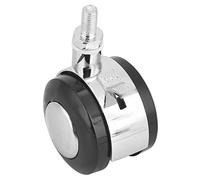 Socobeta Roulettes Pivotantes de 2 Pouces en Alliage de Zinc, Roulettes Robustes à Rotation de 360 degrés pour Meubles de Bureau, 4 Pièces