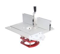Socobeta Routeur de Routeur de Travail du Bois Kit de Base de Soulèvement de Soulèvement pour la Gravure de Garniture à L'intervalle avec le Soulèvement Manuel de 51 Mm (Argent)
