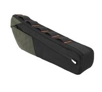 Socobeta Sac de Cadre de Vélo 2,5 L, Pochette Triangulaire étanche et Durable pour Accessoires de Cyclisme, Promenades en Plein Air, Matériau en Polyester (Verte)