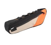 Socobeta Sac de Cadre de Vélo 2,5 L, Pochette Triangulaire étanche et Durable pour Accessoires de Cyclisme, Promenades en Plein Air, Matériau en Polyester (Orange)