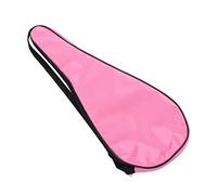 Socobeta Sac de Couverture de Raquette de Courge rembourré avec Bandoulière Réglable pour la Protection de la Raquette Unisexe (Rose)