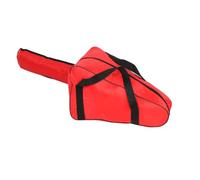 Socobeta Sac de Transport de Tronçonneuse Portable, Sac de Rangement de Tronçonneuse Durable et étanche, à Outils pour Bûcheron en Tissu Oxford (Rouge)