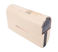 Socobeta Sèche-Linge électrique Portable, Mini Machine Efficace pour Sécher le Linge, pour Voyage, Camping-car, Appartement, 10,24x7,28x3,54 Pouces (Beige)