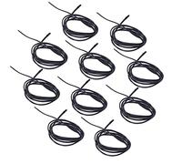 Socobeta Sonde de Température, Thermistance 10pcs Thermistance 1m Réponse Rapide de Haute Précision pour un Contrôle de Température Constant (15K B3950)