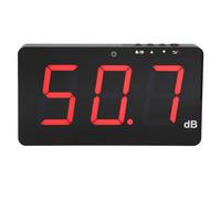 Socobeta Sonomètre, écran LCD de 9,6 Pouces, Lecteur de Décibels Mural avec Connexion USB à L'ordinateur, pour la Maison, L'école, le Bureau, L'usine