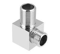 Socobeta Sortie de Douche Coude, Silhouet carré de Filetage de Tinade Chrome en Laiton Massif G1 / 2
