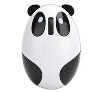 Socobeta Souris Panda Blanc sans Fil pour Ordinateur Portable, USB, 3 Boutons, Précision Élevée, Blanc, 10 mètres, macOS, Linux
