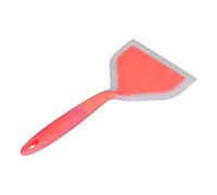 Socobeta Spatule de Cuisson, Retourneur de Crêpes Antiadhésif en Silicone de qualité Alimentaire pour Ustensiles de Cuisine Poêle Antiadhésive Omelette Boeuf Pizza Viande œuf (Tête de pelle orange)