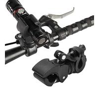 Socobeta Support de Lampe de Poche pour Vélo, Support de à Pince de Haute qualité pour Lampe de Vélo, Pompe à Parapluie, Noir