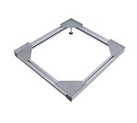 Socobeta Support de Machine à Laver Réglable, Base Robuste en Alliage D'aluminium pour le Stockage des Appareils, Gain de Place