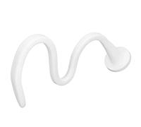 Socobeta Support de Porte Magnétique Flexible pour Laveuse à Chargement Frontal, éliminateur de Moisissure et Outil de Ventilation, Ajustement Universel, Alliage D'aluminium et Gel de Silice (Blanc)