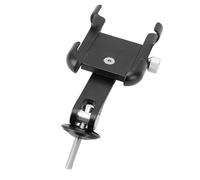 Socobeta Support de Téléphone de Vélo Réglable, Support en Alliage D'aluminium Résistant aux Chocs pour la Navigation, la Photographie et Le Cyclisme (Noire)