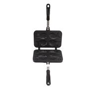 Socobeta Taiyaki Cake Maker, Haute Température Anti-Scarding Handle Non Stick Facile à Démoulonner de la dureté élevée Waffle Baking Pan Moule Bracket Fixe pour la Cuisine