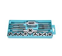 Socobeta Tap and Die Set, M3 ~ M12 20pcs Portable La clé à Robinet Est un Support de Robinet Réglable pour pour Auto