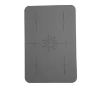 Socobeta Tapis de Protection Souple pour Machine à Coudre, Réduit les Vibrations et le Bruit pour les Quilteuses et les Couturières, en Caoutchouc PU 15,7x23,6 Pouces (Grise)