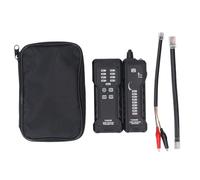 Socobeta Testeur de Câble Réseau avec Interface RJ11 RJ45, Traceur de Fil, Détecteur de Ligne, Lampe de Poche pour Câble Téléphonique Réseau