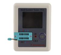 Socobeta Testeur de Transistor Multifonction -tc1, Dispositif Polyvalent et Pratique pour Réparer les Circuits D'ingénierie, écran TFT en Plastique de 1,8 Pouces
