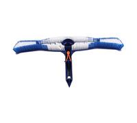 Socobeta Tête D'Aspirateur de Piscine, Brosse et Aspirateur 2 en 1 pour Piscine Spa Hôtel, pour Nettoyer Les Murs, Carrelages et Sols