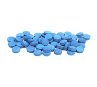 Socobeta Top Choice 50PCS Embouts de Queue de Billard en Cuir PU Résistant à l'usure et Durable pour Contrôler la Rotation de la Boule Tête en Cuir Billard Cue Pool Tip