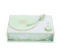 Socobeta Tourne-Disque Rétro Bluetooth Vintage avec Lumière Ambiante et Fonction D'aromathérapie pour la Décoration Intérieure (Vert)