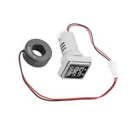 Socobeta Voltmètre à Affichage LED Exquis, Performance Stable 0-100A, pour Utilisation en Atelier (Blanc)