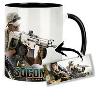 SOCOM 4: U.S. Navy Seals Tasse Ceramique Intérieure et Poignée Noire Mug