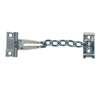 Entrebâilleur de sécurité CHAIN en acier pour porte couleur nickelée longueur 120mm - SOCONA - C1 Noir G