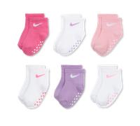 Socquettes anti-dérapantes Pop Color Nike pour bébé (12-24 mois) (6 paires) Pink 6-12M