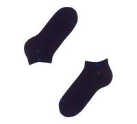 Burlington Chaussettes basses homme Everyday Sneaker, coton uni, 2 paires, bleu marine 40-46