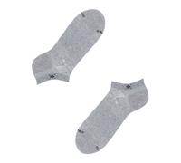 Burlington Chaussettes basses Everyday Sneaker, lot 2 paires coton unies gris (Light Grey) 40-46