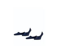 Burlington Chaussettes invisibles Everyday Multipack M – 2 paires coton uni Bleu marine 45-46 Homme
