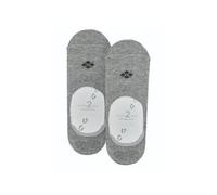 Burlington Everyday Multipack M In coton unies lot de 2 paires, Chaussettes invisibles Homme, Gris Light Grey 3400, 43-44