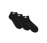 adidas Mixte Cushioned Sportswear Ankle Socks 3 Pairs, Black / White, 6.5-8