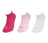Puma - 271080001 - Quarter Plain 3P - Chaussettes de Sport (lot de 3) - Mixte Adulte - Mutlicolore (Pink Lady/white) - 39-42 EU