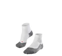 Falke Chaussettes de running RU4 Endurance Short Anti-ampoule Coton Blanc/Gris Taille 44-45