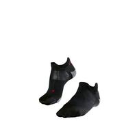 Falke Chaussettes de running RU5 Race Invisible Hommes Noir/Gris Taille 44-45