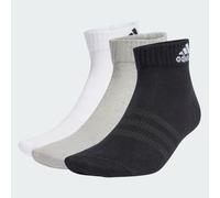 Socquettes fines et légères (3 paires) Medium Grey Heather / White / Black 46-48