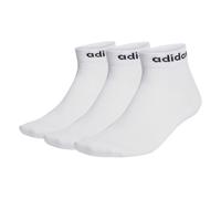 Adidas Socquettes Linéaires Pack de 3 Blanc Taille 40/42 Unisexe